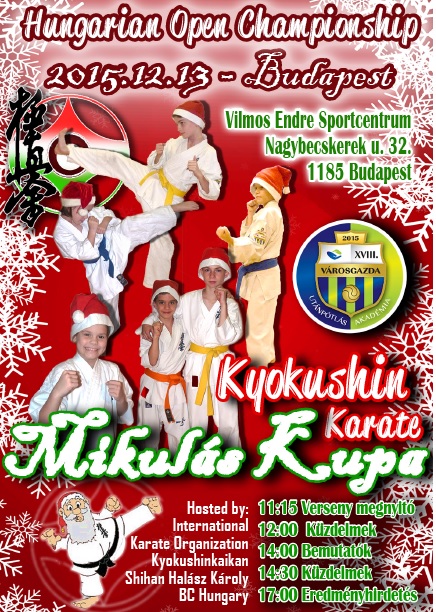 Karate Mikulas kupa program