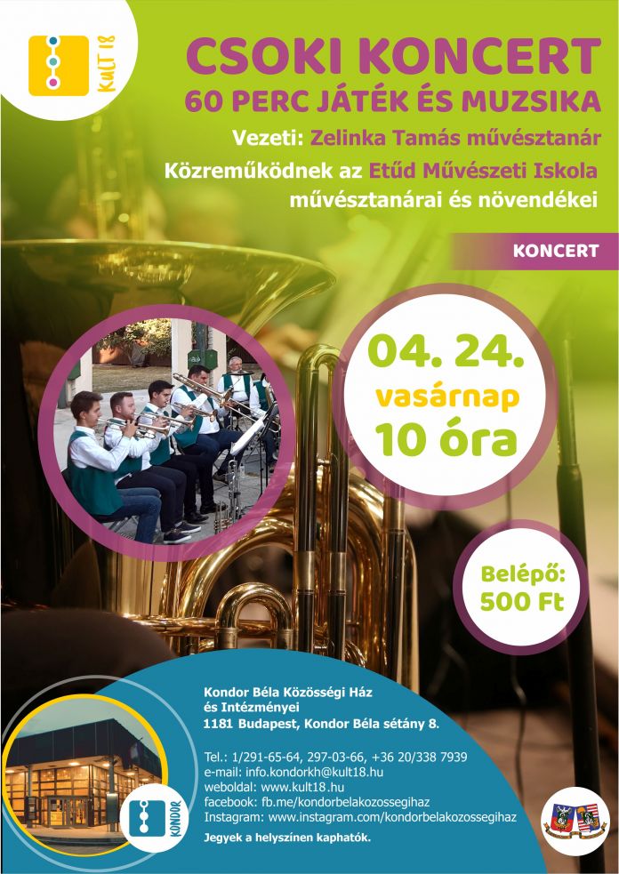 Plakát Csoki koncert 1