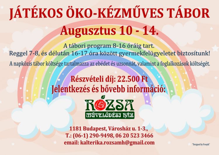 Játékos öko KézművesTábor 08.10 14 fekvő