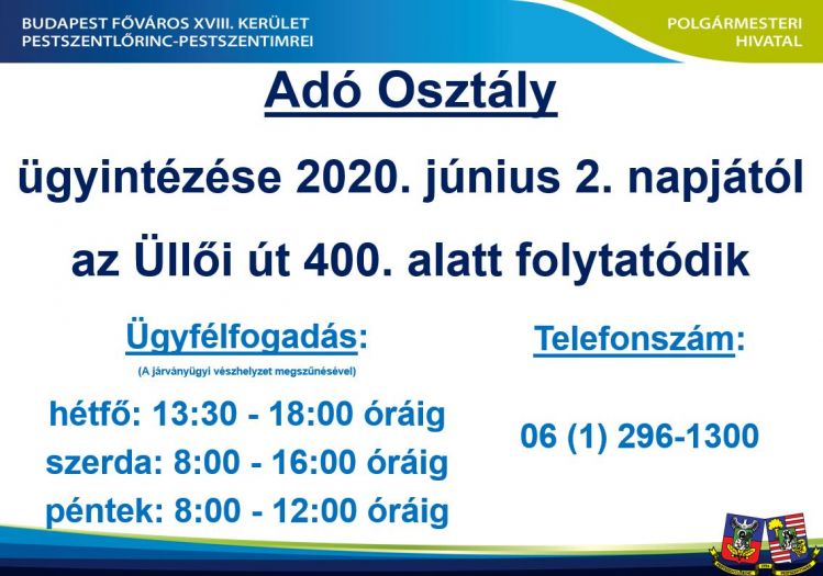 adó osztály