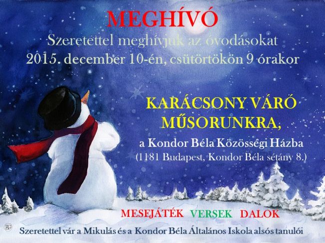 karacsonyvaro a kondorral12.10