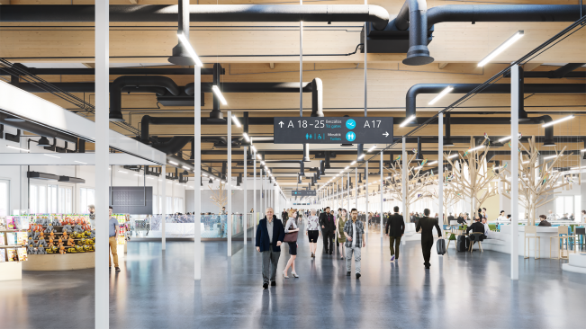 Passenger hall 2 Pier1 Phase2 2020 summer
