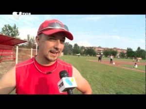 A kerületi baseballcsapat edzésén jártunk