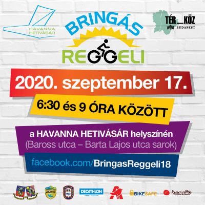 Bringás reggeli 2020. szeptember 17-én, csütörtökön 6.30 és 9.00 óra