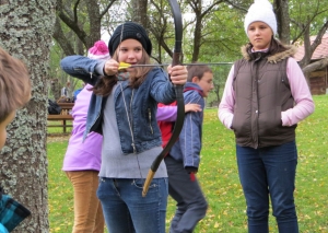 Az Őrségben jártak a csontvárys diákok